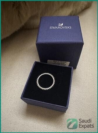 elegant-swarovski-rings-golden-blue-size-52-riyadh-big-1