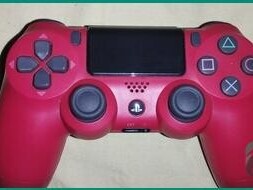 ps4-controller-magma-red-with-mobile-phone-clamp-in-riyadh