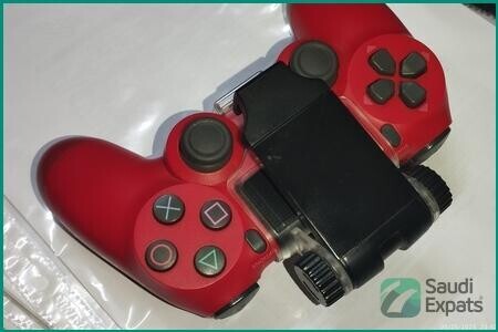 ps4-controller-magma-red-with-mobile-phone-clamp-in-riyadh-big-3