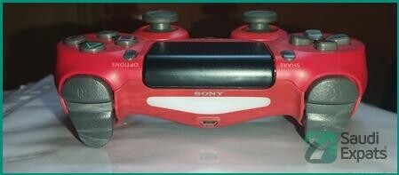 ps4-controller-magma-red-with-mobile-phone-clamp-in-riyadh-big-1