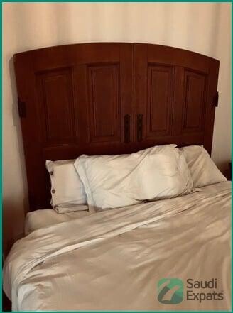 beautiful-antique-wooden-bed-with-night-stands-in-al-wadi-big-0