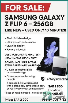 samsung-galaxy-z-flip-6-256gb-with-extra-warranty-for-sale-big-2