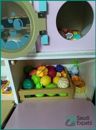 affordable-wooden-kitchen-set-and-girls-bicycle-almost-new-big-1