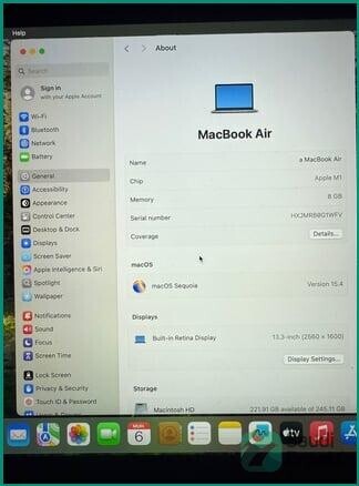 macbook-air-m1-with-8gb-ram-256gb-storage-2024-model-for-sale-in-riyadh-big-2