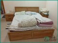 king-bed-wardrobe-and-dressing-table-set-for-sale-in-jubail-small-1