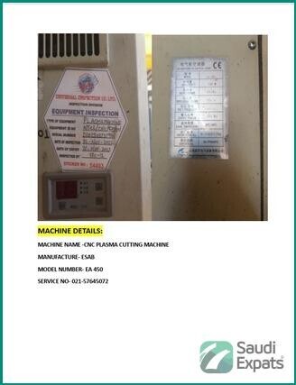 cnc-plasma-machine-esab-ea-450-in-excellent-condition-jubail-big-1