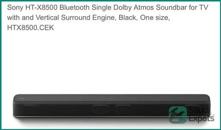 sony-ht-x8500-sound-bar-with-dolby-atmos-for-sale-in-dammam-big-0