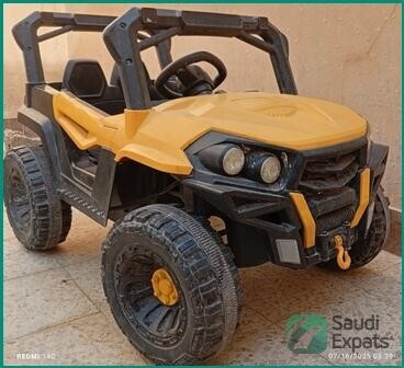 yellow-kids-jeep-for-sale-in-riyadh-big-1