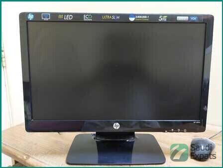 hp-20-inch-led-monitor-for-sale-in-riyadh-big-1