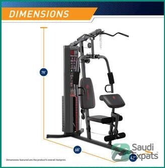 brand-new-150lb-stack-home-gym-with-30-strength-exercises-in-khobar-big-0