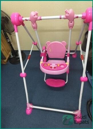 affordable-kids-swing-bicycle-in-pink-jubail-big-3