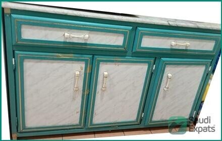 kitchen-cabinets-for-sale-in-thuqbah-white-green-big-3