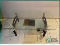 glass-center-table-with-two-side-tables-in-new-condition-jeddah-small-0