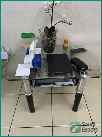 glass-center-table-with-two-side-tables-in-new-condition-jeddah-big-2