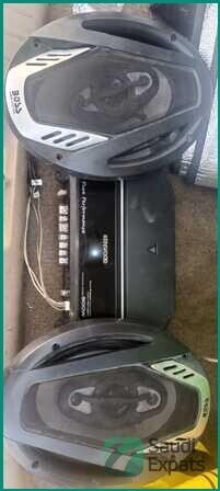 boss-audio-car-speakers-kenwood-500w-amplifier-in-riyadh-big-0