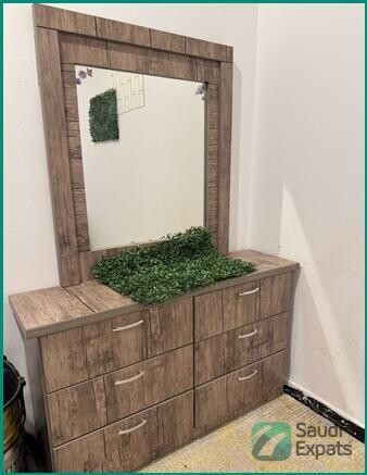 complete-bed-set-with-mattress-and-cabinet-in-riyadh-big-1