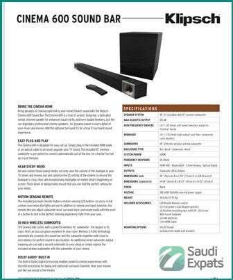 klipsch-cinema-600-31-channel-soundbar-with-subwoofer-khobar-big-1