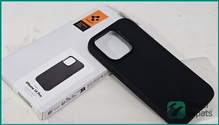 new-spigen-iphone-14-pro-matte-black-case-dammam-big-1