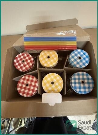 new-italian-glass-mugs-with-straws-set-jubail-big-1