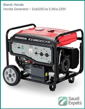 honda-generator-6500cvx-55kw-220v-brand-new-in-riyadh-big-1