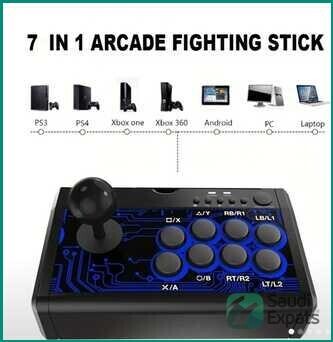 7-in-1-arcade-fight-stick-joystick-wired-controller-for-pcandroid-dammam-big-1