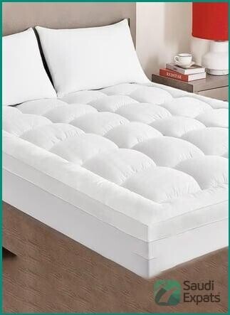 mattress-topper-8cm-with-microfiber-filling-for-back-pain-relief-in-jubail-big-0