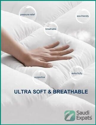 mattress-topper-8cm-with-microfiber-filling-for-back-pain-relief-in-jubail-big-3
