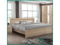 stylish-bed-set-with-mattress-in-olaya-like-new-condition-small-1