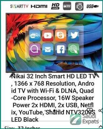brand-new-nikai-32-inch-smart-hdtv-for-sale-in-khobar-big-2
