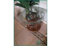 glass-table-with-heavyweight-wood-for-sale-in-riyadh-small-0