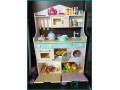 wooden-kitchen-set-with-toys-and-girls-bicycle-riyadh-small-0
