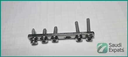 medical-titanium-plate-with-5-screws-for-sale-in-riyadh-big-0