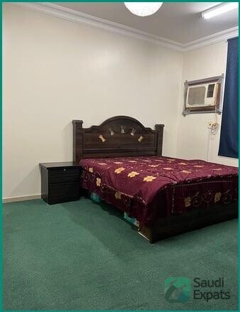 bedset-with-spring-mattress-dressing-table-for-sale-in-jubail-big-0