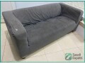 ikea-3-seater-black-and-gray-sofas-for-sale-in-jeddah-small-2
