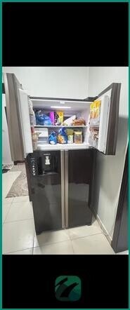 fridge-and-freezer-with-dispenser-perfect-condition-big-2