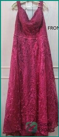 elegant-burgundy-dress-by-leen-xl-one-time-use-big-0